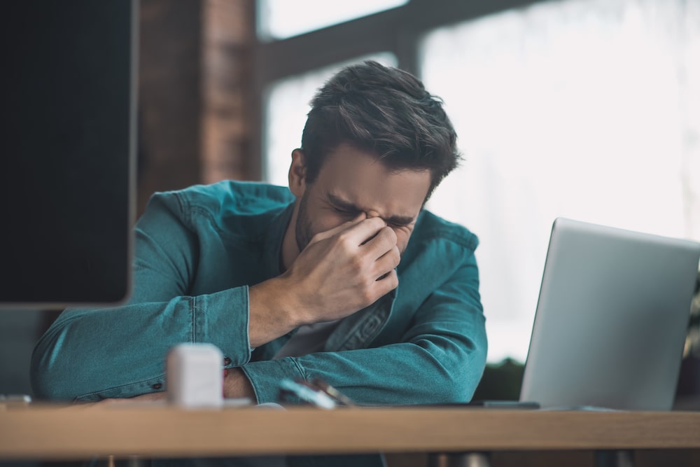 personne stressée